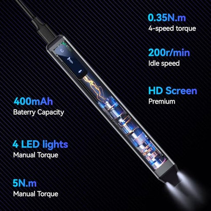 LIFEGOO Electric Screwdriver, 83 in 1 Precision Electric Screwdriver Set - color: Blue, size: 83 in 1