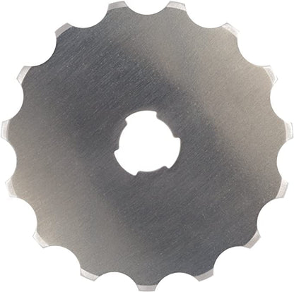 Fiskars 45mm Perforating Rotary Cutter Blade Replacement for Fabric, 1-Pack - size: 45mm, style: 1 Pack - Perforated