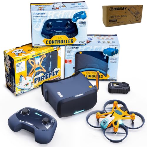 Firefly FPV Done Kit with Replacement Battery,FPV Drone for Kids and Beginners,2 Batteries,Micro Drone with Camera, APP Control, Altitude Hold, Kids Toys for Boys and Girls, Gift Toys for Birthdays