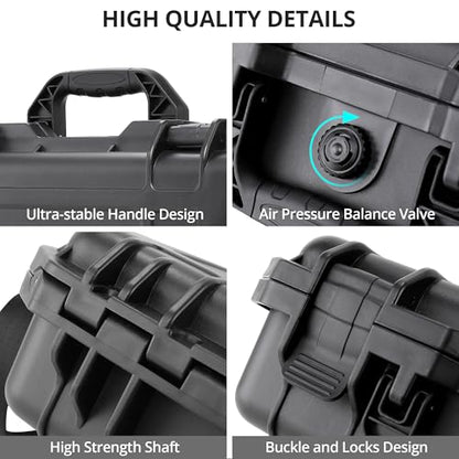 Mini 4K Case, IP67 Waterproof Hard Travel Carrying Case for DJI Mini 4K/ 2/2 SE Fly More Combo Drone & Accessories