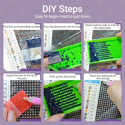 Gamteldot Disco Diamond Art Kits for Adults,DIY Restaurant Diamond Art - color: Disco