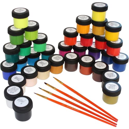 Daler Rowney Simply Acrylic Paint 40 Piece Set in Metal Case - style: 40 Pack