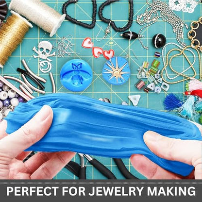 Mold Putty Silicone Mold Making Kit, Super Easy 1:1 Mix Putty, 7/8 Lb (400 Grams), Makes Strong Reusable Silicone