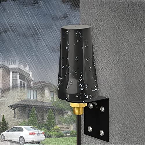 Bingfu 4G LTE Cellular 5dBi SMA Antenna Replacement for Trail Camera Router - color: with Low Loss Extension Cable