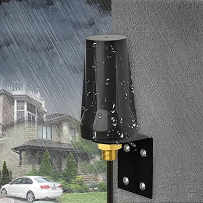 Bingfu 4G LTE Cellular 5dBi SMA Antenna Replacement for Trail Camera Router - color: with Low Loss Extension Cable