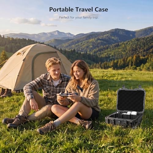 FPVtosky Waterproof Hard Case for Lito X1, Fly More Combo, Compatible with RC 2 Controller, Battery, Charger Hub and Other Accessories[CASE ONLY]