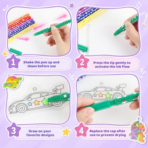 Funtopia 185pcs Shrinking Craft Kit for Kids, Glow in the Dark Keychain Kit - color: Glow in the Dark