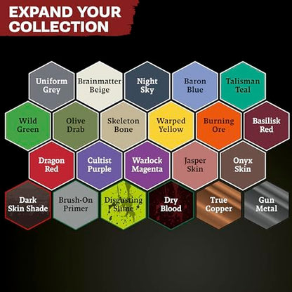 The Army Painter, Warpaints Fanatic Most Wanted Paint Set, 22 x 18 ml
