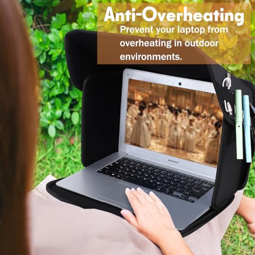 Laptop Sun Shade Laptop Sun Glare Shield Privacy Screen Hood 15-16'' - size: 15-16in