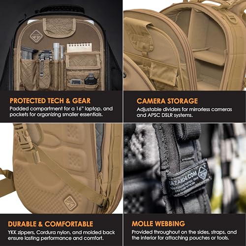 HAZARD 4 Pillbox(TM) Thermocap Photo-Daypack - Coyote - color: Coyote