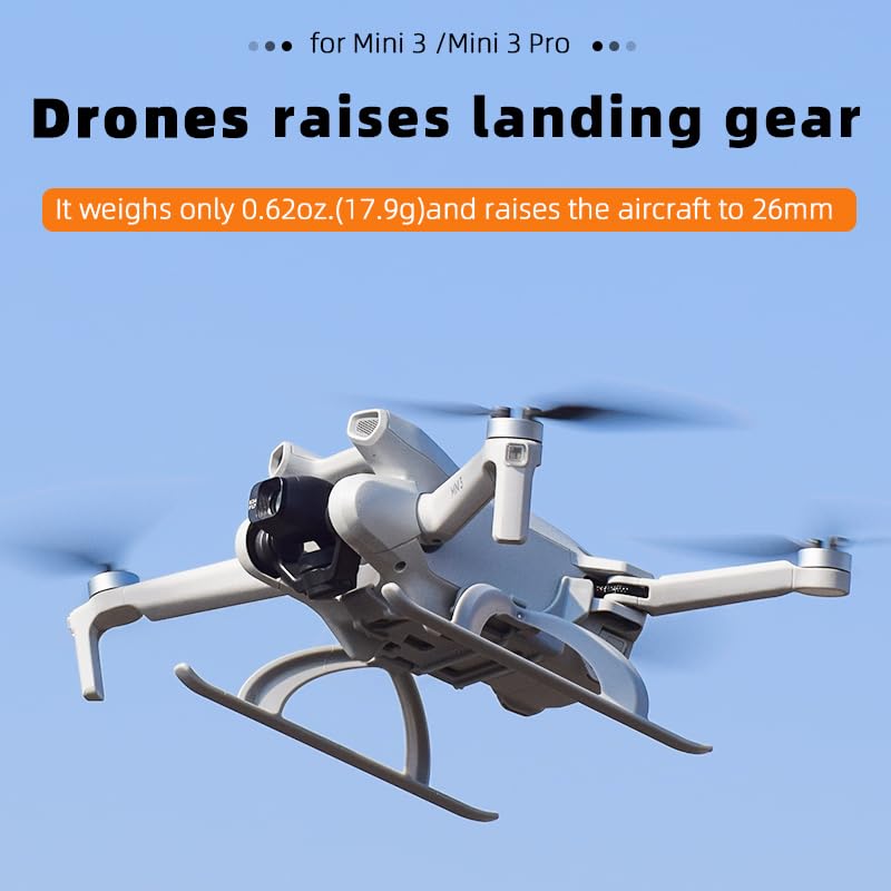 BTG Foldable Landing Gear for DJI Mini 3/Mini 3 Pro Accessories Parts Landing Legs Extension
