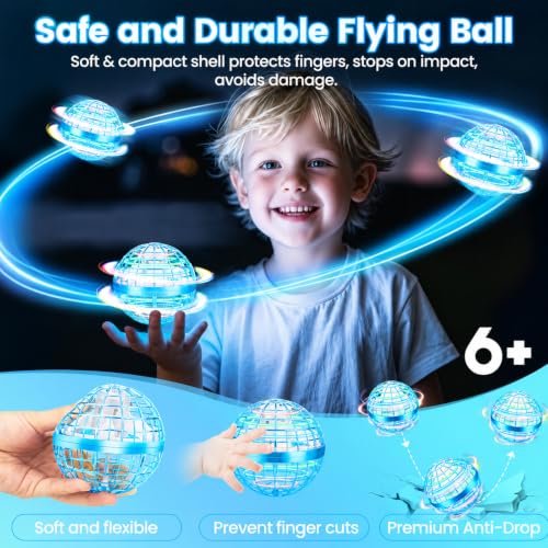 Flying Orb Ball Toy, 2026 Upgrade Hand Controlled Hover Ball - color: Light Blue, size: 1 Pack