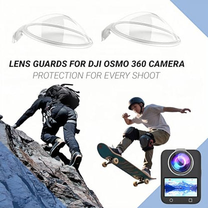 Lens Guards for DJI Osmo 360 Camera, Lens Protector Cover for DJI Osmo 360 Standard Combo Accessorie