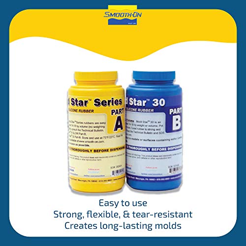 Complete Mold Making & Casting Kit – Includes Mold Star 30 Platinum Silicone Rubber, Ease Release 200 Spray, and Smooth-Cast™ 300 Resin