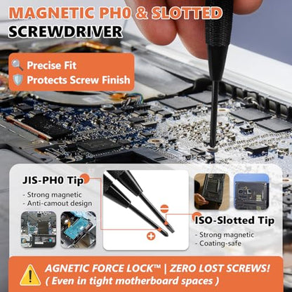 167 Pcs Computer Screw Kit, M.2 NVMe SSD Screws Set - color: 160Pcs Silver Pc Screws