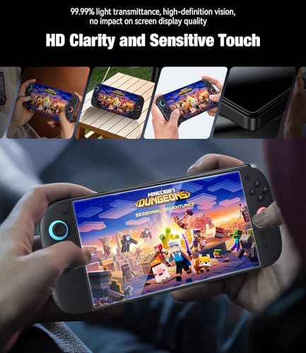 Hoerrye for Nintendo Switch 2 Screen Protector - 2025 Switch2 9H Tempered Glass, HD Clear with Auto Dust Removal, Anti-Scratch & Bubble-Free Installation Kit (2 Pack)