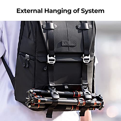 K&F CONCEPT Camera Backpack, 20L Camera Bags for Photographers - color: 02-black