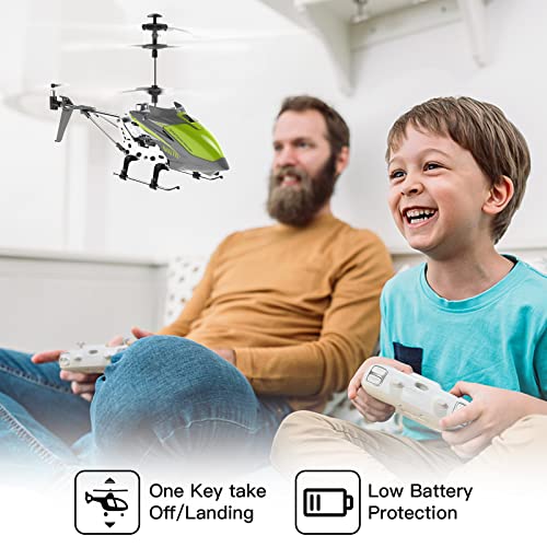 Remote Control Helicopter SYMA S107H Mini RC Helicopter with Gyro Green - color: Green