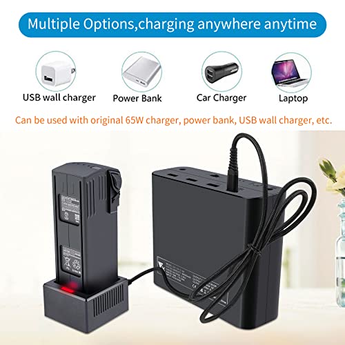 Hanatora USB Battery Charger for DJI Mavic 3/Classic/Pro/Cine/Enterprise Drone,Charger Hub Accessories