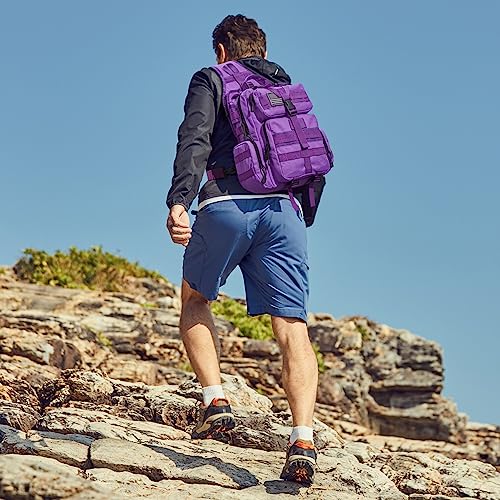 G4Free Large Tactical EDC Sling Bag, Adjustable Holder Backpack for Men - color: Purple