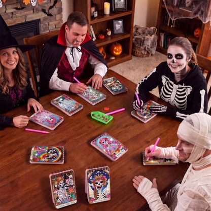 Fuyoooo 12 Pcs Skull Diamond Art Notebook Kits for Adults - style: Skull