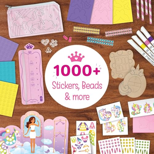 Imagimake Unicorn Craft Kit, 20 Mess-Free Creative Activities for Girls - style: Unicorn Craft Kit