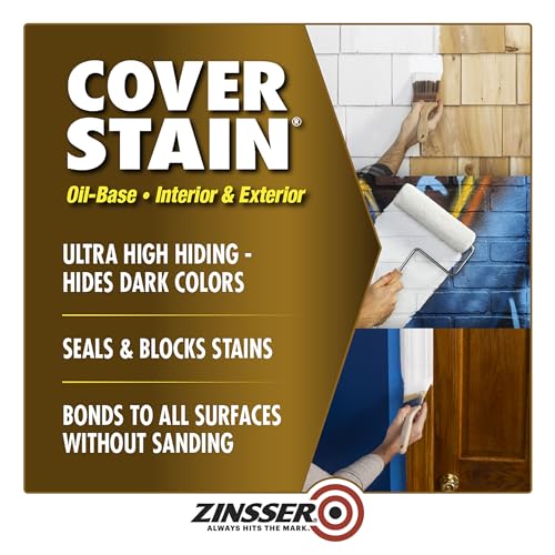 Zinsser Cover-Stain Stain-Blocking Primer, Quart - size: 32 Fl Oz (Pack of 1)