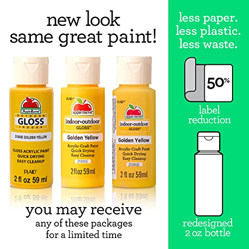 Apple Barrel Gloss Finish Acrylic Paint, 2 oz., Fruit Punch - color: Fruit Punch, size: 2 Fl Oz (Pack of 1)