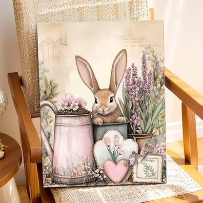 XTCIXAL Paint by Numbers Kit for Adults, Rabbit, 16X20 Inch - color: 16-Rabbit