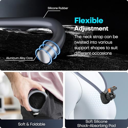 REYGEAK Magnetic Neck Mount for DJI Osmo Nano/Action 6, Quick Release - color: for Action 6/NANO
