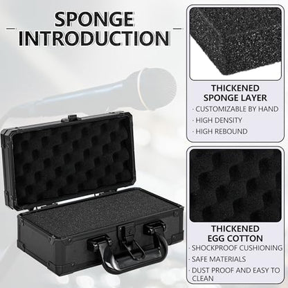 11 Inch Carrying Case with Customizable Pre-Diced Foam - size: 11.1x5.9x5.5 Inch