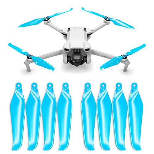 Master Airscrew Stealth Propellers for DJI Mini 3 & Lito 1/X1 - Blue, 4 propellers in Set - color: Blue