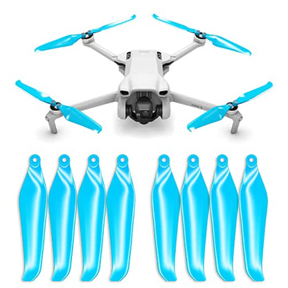 Master Airscrew Stealth Propellers for DJI Mini 3 & Lito 1/X1 - Blue, 4 propellers in Set - color: Blue