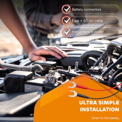 4G-Tracker - GPS Tracker for Vehicles: Car, Motorcycle and Truck | Direct Battery Connection and Built-in SIM | Vehicle Tracking with App, Anti-Theft, Speed Alert | Low-Cost Subscription Plans - color: GPS 4G