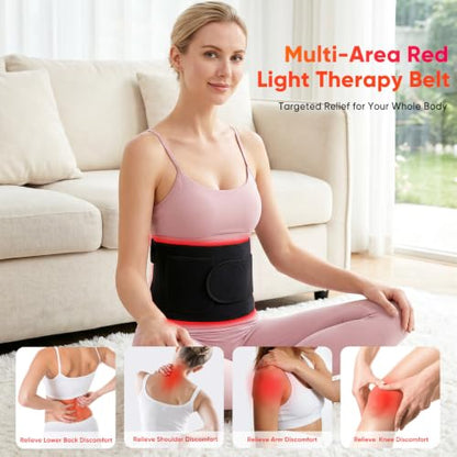Red Light Therapy Pad, 105LED 660nm 850nm Infrared Light Wrap - size: 7.09*51.18