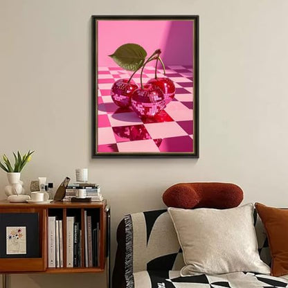 Gamteldot Disco Cherry Diamond Art Kits for Adults,Diamond Painting Kits - color: Cherry B