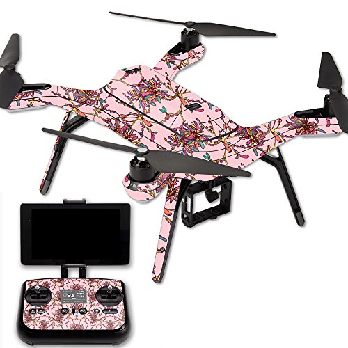 MightySkins Skin Compatible with 3DR Solo Drone Quadcopter wrap Cover Sticker Skins Flower Crown