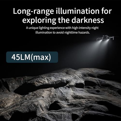 Mini 4 Pro Drone LED Night Flight Searchlight, Night Navigation Light Rechargeable Emergency Lamp Lights, Strobe Lights Headlight for DJI Mini 4 Pro Drone Accessories