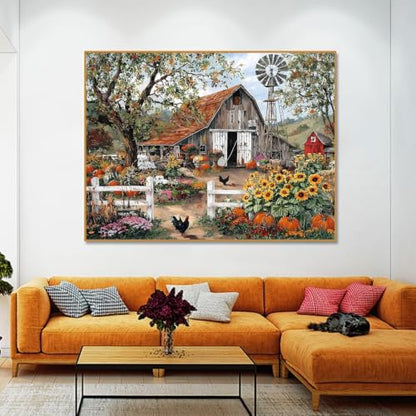 Rural Farm Diamond Art Kits for Adult Diamond Painting Kit for Beginner - color: DP05689