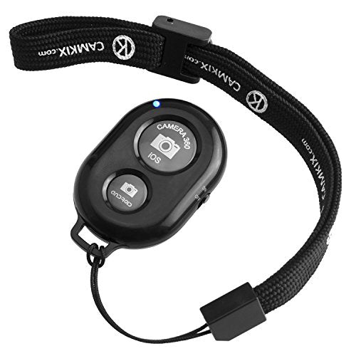 CamKix Camera Shutter Remote Control with Bluetooth Wireless Technology - Create Amazing Photos and Videos Hands-Free - Works with Most Smartphones and Tablets (iOS and Android) - color: Black