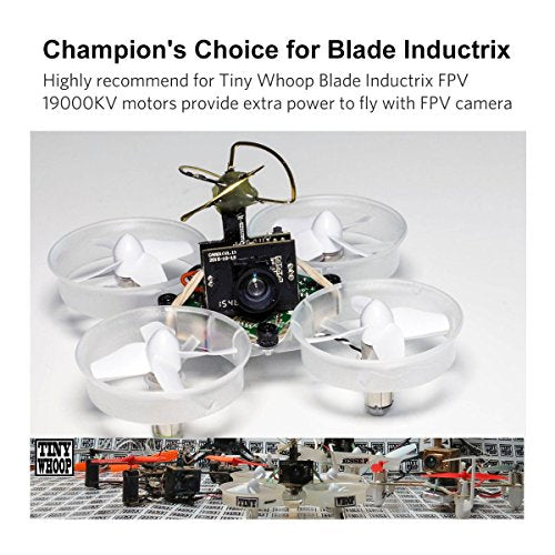 Crazepony 4pcs 6x15mm Motor (Speed: Insane) 19000KV for Blade Inductrix Tiny Whoop Micro JST 1.25 Plug - size: Small