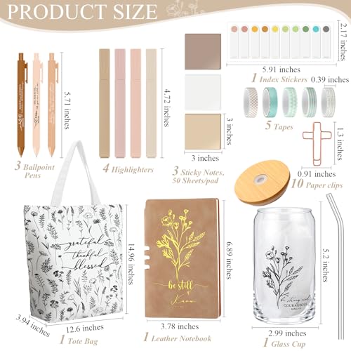 29 Pcs Bible Journaling Supplies Kit, Back to School Gifts - color: Khaki, style: Boho