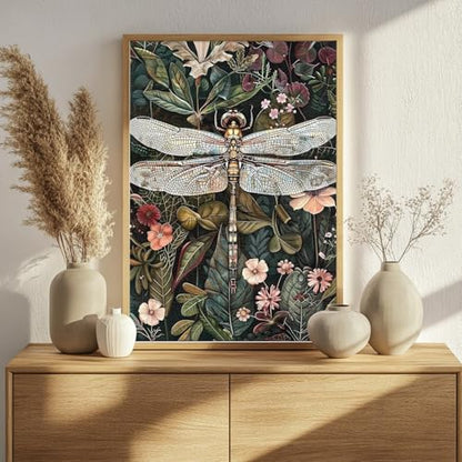 Dragonfly Paint by Numbers Kit for Adults, 16x20 inch - color: Dragon