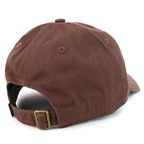 Trendy Apparel Shop Youth Drone Pilot Adjustable Soft Crown Baseball Cap - color: Brown