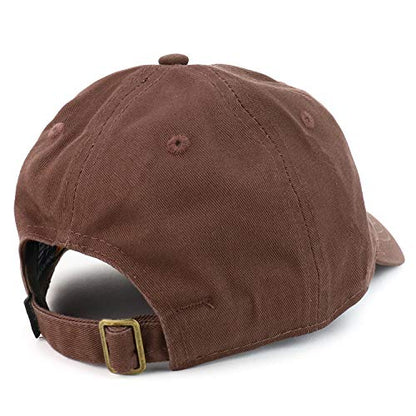 Trendy Apparel Shop Youth Drone Pilot Adjustable Soft Crown Baseball Cap - color: Brown
