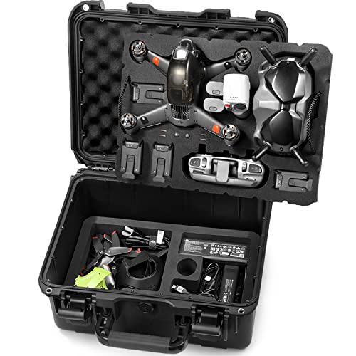 LEKUFEE Waterproof Hard Case for DJI FPV Drone,Explorer Combo,DJI Goggles Integra,Goggles 2/ V2, FPV Motion Controller, RC Motion 2,Accessories(Case Only)