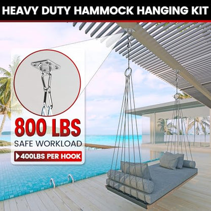 sprookber 304 Stainless Steel Pad Eye Snap Hook, M6 Ceiling Hook 800Lb,8Pcs - size: 2.3 inch, style: Rhombus