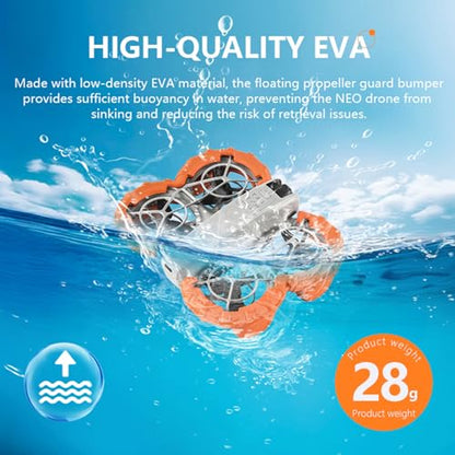 Drone Propeller Guard Buoyancy Anti-collision Covers for DJI NEO Propellers Protector Blades Bumper Rings Protective Covers EVA Skin