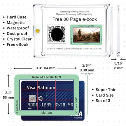 Rule of Thirds Directors Viewfinder Card - size: Rule of Thirds