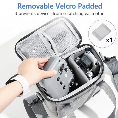 Drone Bag for DJI Mini 4K / Mini 2 SE / Mini2 Fly More Combo, Grey - color: Grey